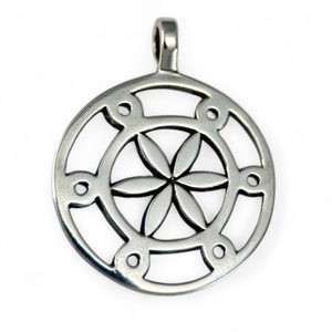 SLAVIC SUN, silver pendant