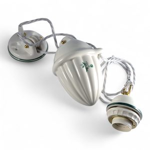 TIROLIA ceramic ceiling lamp with weight 2211-1, green