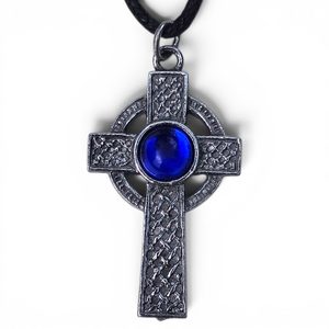 Anhänger Keltisches Kreuz, blau