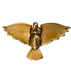 Flying Owl, pendant, bronze