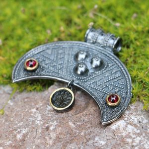 ZIVA LUNITSA, SLAVIC MOLDAVITE PENDANT, SILVER - BIJOUX À MOLDAVITES TCHÈQUES{% if kategorie.adresa_nazvy[0] != zbozi.kategorie.nazev %} - BIJOUX EN ARGENT{% endif %}