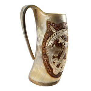 Dragon vs. Norman, Viking horn cup