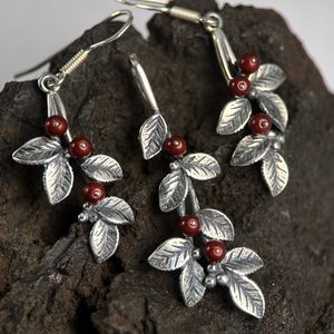 Canneberges, ensemble, argent