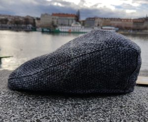 DONEGAL Irish Cap Wool grey