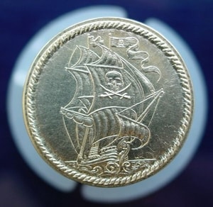 Pirate Coin - AZTEC, brass