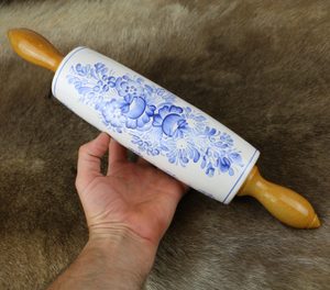 ROLLING-PIN HAND PAINTED BOHEMIAN CERAMICS - KITCHEN ACCESSORIES{% if kategorie.adresa_nazvy[0] != zbozi.kategorie.nazev %} - CERAMICS, GLASS{% endif %}