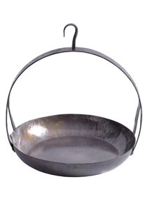 Medieval hanging pan, forged