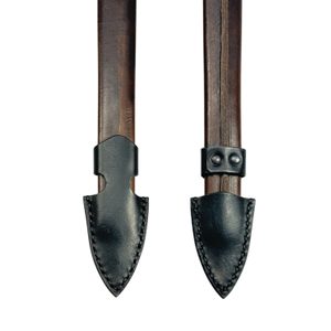 Leather scabbard for medieval sword