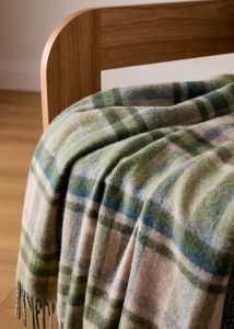 Irish wool blanket, lamb Foxford Slieveboy