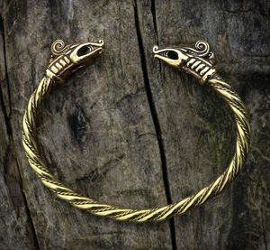 DREKI, Viking brass Bracelet