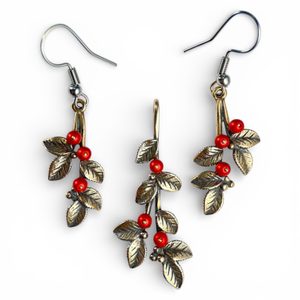 Canneberges, ensemble, bronze