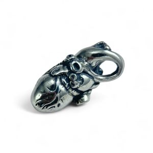 COEUR anatomique, pendentif, argent 925