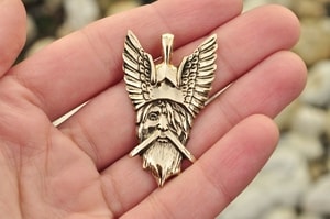 VIKING GOD ODIN, BRONZE PENDANT - INSPIRATION NORDIQUE ET VIKING{% if kategorie.adresa_nazvy[0] != zbozi.kategorie.nazev %} - BIJOUTERIE{% endif %}