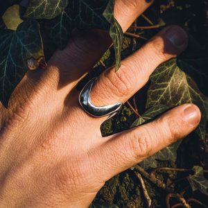 KELTISCHER RING, Boje, direkte Replik, gegossen nach Original, Ag 925, 10g