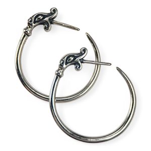 DRAGONS - silver earrings, replicas Golden Horde Ag 925