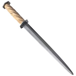 Rondel or Bollock dagger, 15th century, blunt replica
