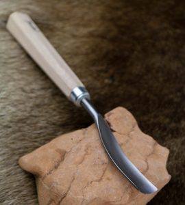 WOOD CHISEL, HAND FORGED, TYPE VIII - CISEAUX À SCULPTER FORGÉS{% if kategorie.adresa_nazvy[0] != zbozi.kategorie.nazev %} - BUSHCRAFT, RECONSTITUTION, ACCESSOIRE{% endif %}