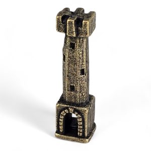 TOUR, figure, zinc, vieux laiton