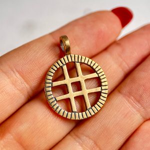 BALTIC SUN, bronze pendant