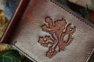 BOHÈME - LION TCHÈQUE, portefeuille en cuir