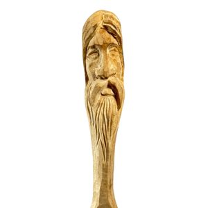 Barbe d'arbre, cuillère sculptée