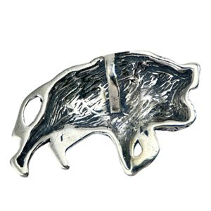 WILD BOAR, sterling silver pendant
