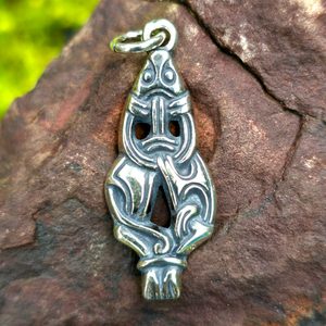 Martre, pendentif viking de style Borre, argent 925/1000