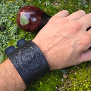 FIGHTING HARES, Irish Stick Fighting, bracelet, black