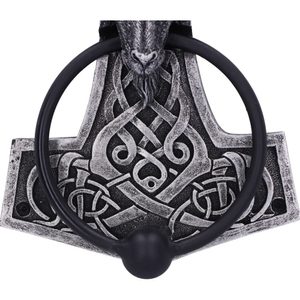 THORS HAMMER DOOR KNOCKER 15.9CM - FIGURES, LAMPS, CUPS{% if kategorie.adresa_nazvy[0] != zbozi.kategorie.nazev %} - PAGAN DECORATIONS{% endif %}