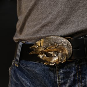 Pike, belt buckle, brass