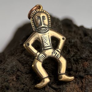 Mann aus Martynivka Schatz, Bronze Anhänger