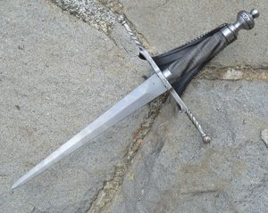 LEFT-HAND DAGGER, Burnishing, collector quality