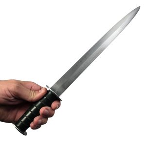 Rondel or Bollock dagger Praga, 14th century, blunt replica, black