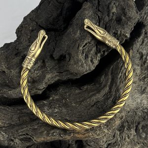 URNES STYLE brass bracelet