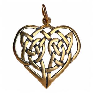 CELTIC HEART Pendant, Bronze