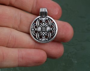 BORRE - pendant, Viking style, silver 925