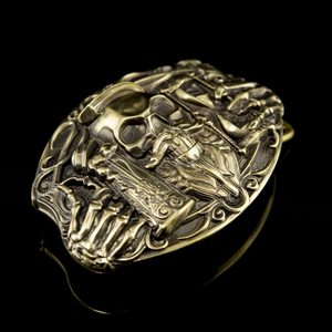 BIERE, boucle de ceinture, laiton