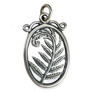 FERN, silver pendant