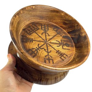 Magical bowl for divination from runes