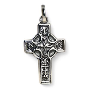 CELTIC CROSS, silver pendant Ag 925