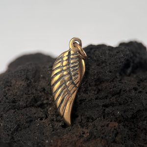 WING, bronze pendant