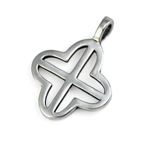 HISTORICAL PENDANT III, neolithic, silver