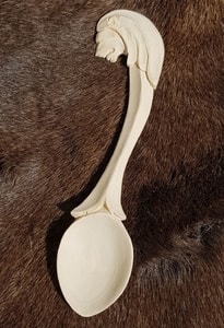 LION, CARVED WOODEN SPOON - DISHES, SPOONS, COOPERAGE{% if kategorie.adresa_nazvy[0] != zbozi.kategorie.nazev %} - WOOD{% endif %}