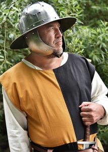 Iron hat with brim, 1.6 mm