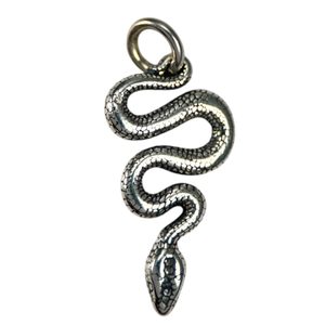 SERPENT, pendentif en argent