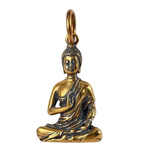 BUDDHA, čakrový přívěšek, bronz