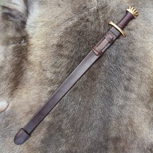 SCABBARD FOR VIKING SWORD, LEATHER - SWORDS{% if kategorie.adresa_nazvy[0] != zbozi.kategorie.nazev %} - WEAPONS - SWORDS, AXES, KNIVES{% endif %}