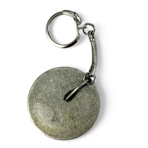 Slavic wolf keychain, zinc antique silver