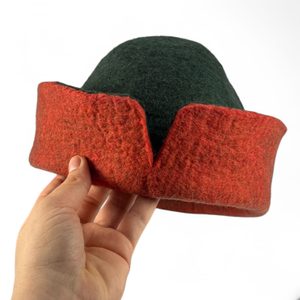 Medieval felt hat, wool