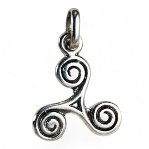 CELTIC TRISKEL - small silver pendant